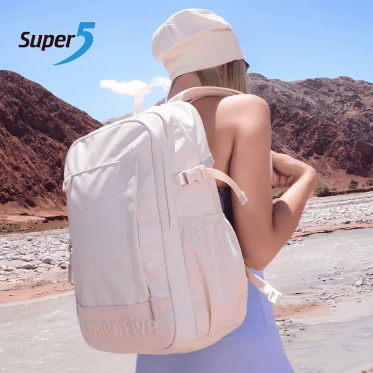 کوله پشتی دخترانه سوپر فایو اورجینال کد SUPER FIVE FB696