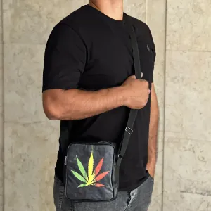 کیف رودوشی فوروارد Forward مدل FCLT928 گل پنج پر جامایکا cannabis