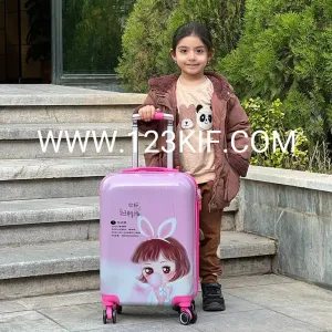 چمدان کودک انیمیشنی طرح CuteGirl مدل MSN40113