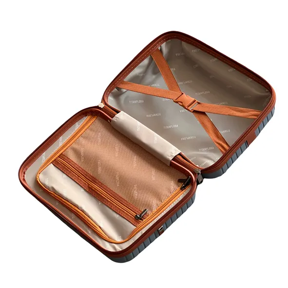خرید عمده چمدان آرایشی تیتان پلورا مدل TITANPLORA - TP6666 TRAVEL IN STYLE سری 4 عددی (کیف آرایشی هدیه)
