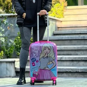 چمدان کودک انیمیشنی طرح باربی Barbie مدل MSN40131
