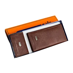 ست دو تکه کیف پول و جاکارتی مردانه چرمی gucci