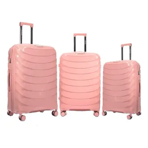 چمدان نشکن هادایز مدل HADIZE - HZD185 SERIES POLYPROPYLENE سری 3 عددی( همراه با کاور هدیه)