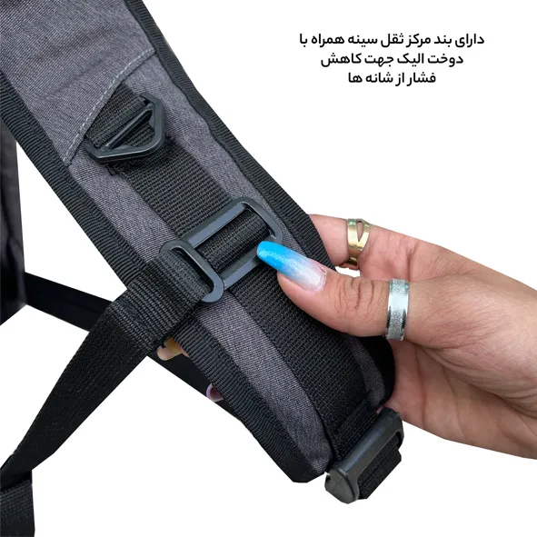 کوله پشتی راحت فوروارد کد FORWARD - FCLT65053 COMPACT TRAVEL