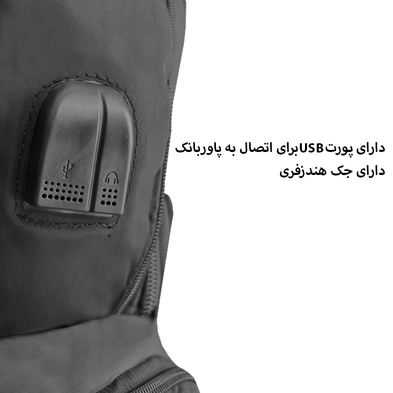 کوله پشتی لپ تاپ جادار کاترپیلار مدل CATTERPILLAR - CAT302036