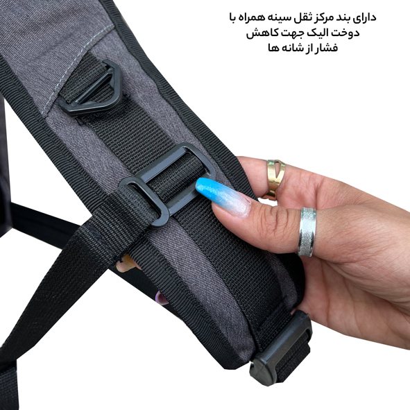 کوله پشتی دخترانه فوروارد کد FORWARD - FCLT65054 SAFE TRAVEL