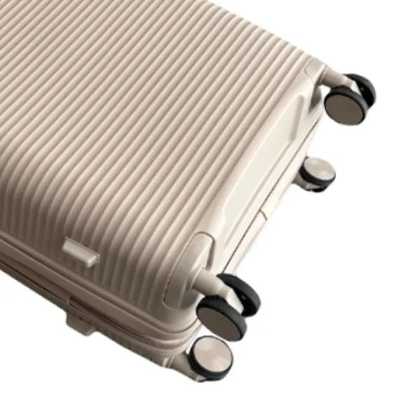 چمدان جادار وارداتی نشکن پاور مدل POWER - PWR40340 SERIES مجموعه 4 عددی (کاور چمدان - کاور کت - کاور کفش- کیف آرایشی)