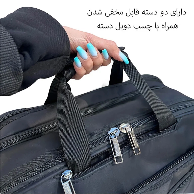 کیف رودوشی سه کاره گوگانا مدل GOOGANA - GOOG1089 قابل تبدیل به کوله