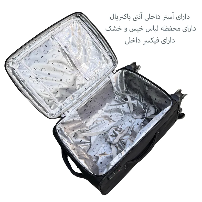 چمدان شیک پیرکاردین مدل PIERRE CARDIN - PC40162 TRAVOLIC SERIES سری 3 عددی
