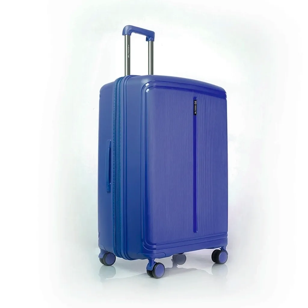 چمدان نشکن هادایز مدل HADIZE - HZD001 LARGE POLYPROPYLENE سایز بزرگ سرمه ای