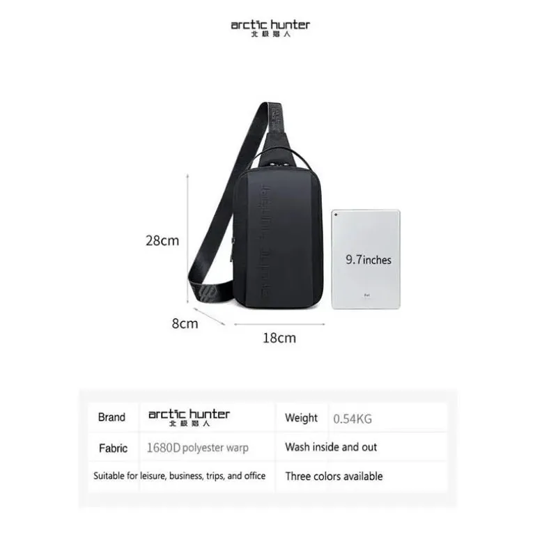 کیف کراس بادی حرفه ای اورجینال آرکتیک هانتر مدل ARCTIC HUNTER - ARH00541