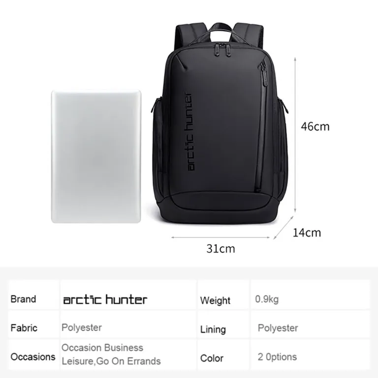 کوله پشتی حرفه ای اورجینال آرکتیک هانتر مدل ARCTIC HUNTER - ARH00554