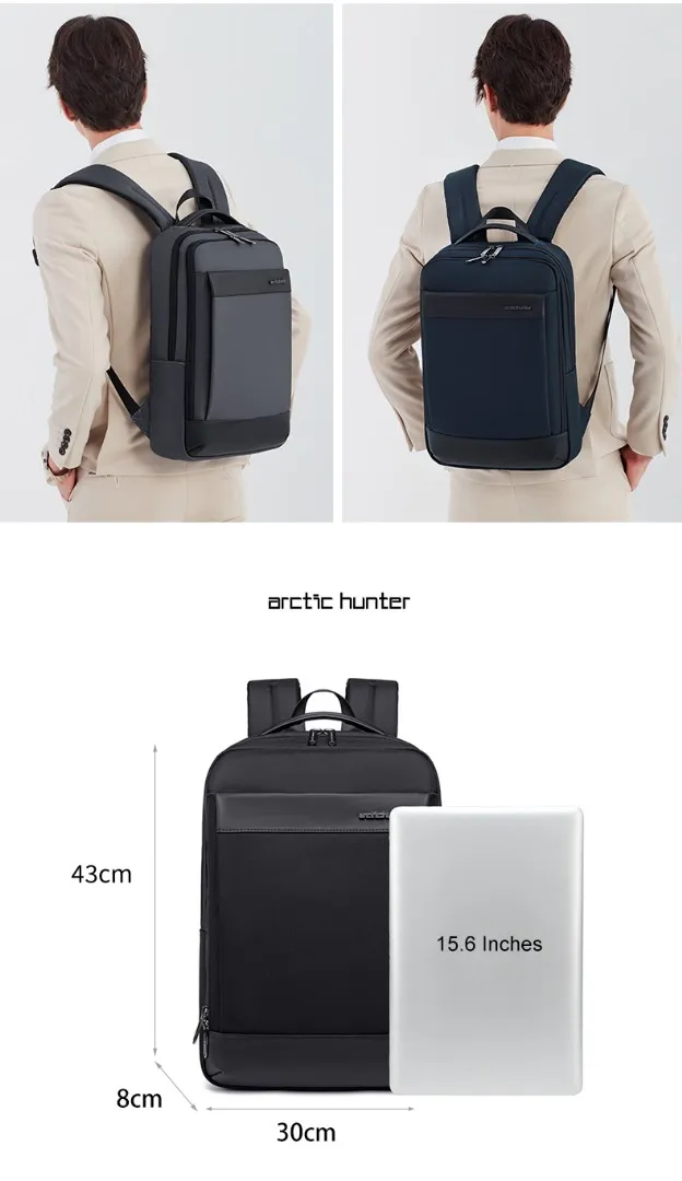 کوله پشتی لپتاپ آرکتیک هانتر اورجینال کد ARCTIC HUNTER - ARH00690