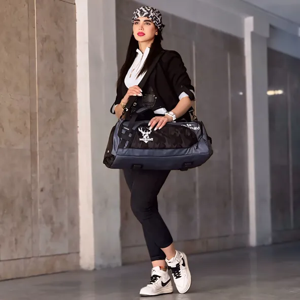 ساک سفری بالنسیا قابل تبدل به کوله مدل BALENCIAGA-BLNC99047 GYM BAG