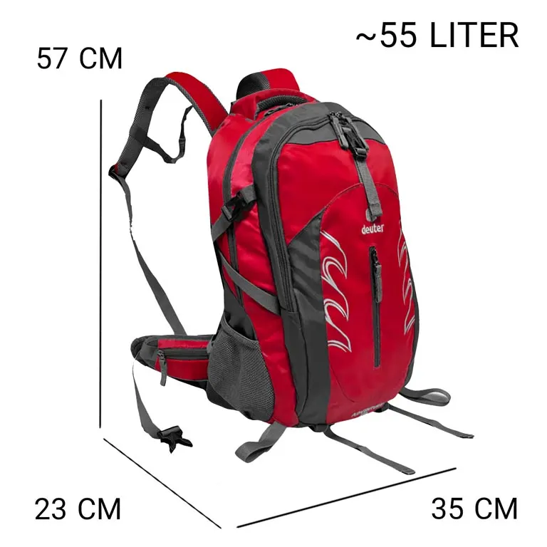 کوله پشتی کوهنوردی دیوتر مدل DEUTER - DTR1222 حجم 55 لیتری