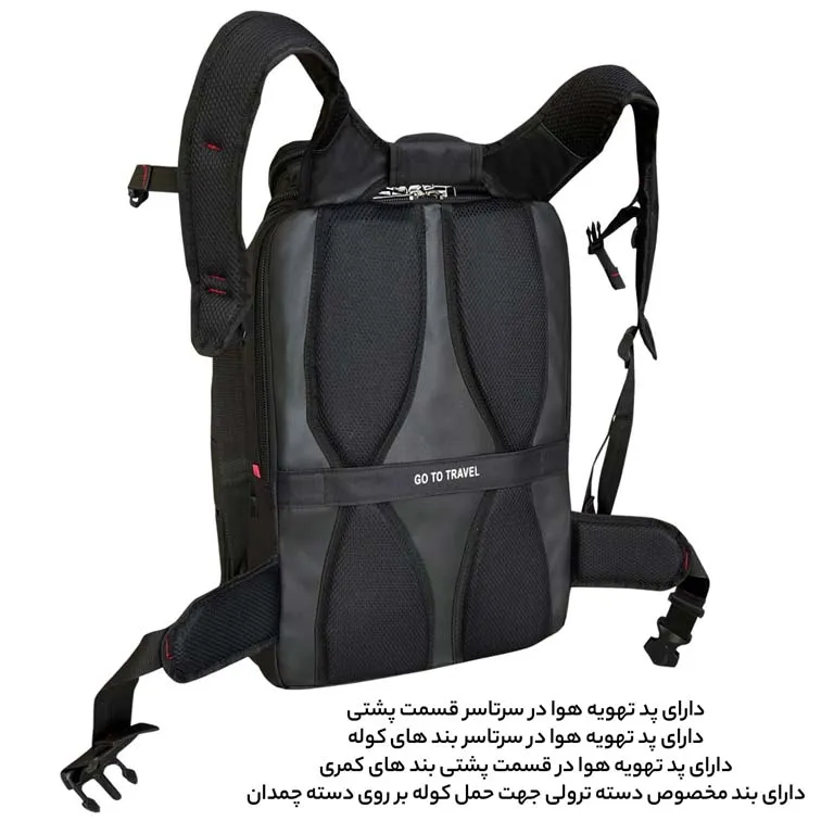کوله پشتی برزنتی فوروارد FORWARD - FCLT0017 GAMING PROFESSIONAL