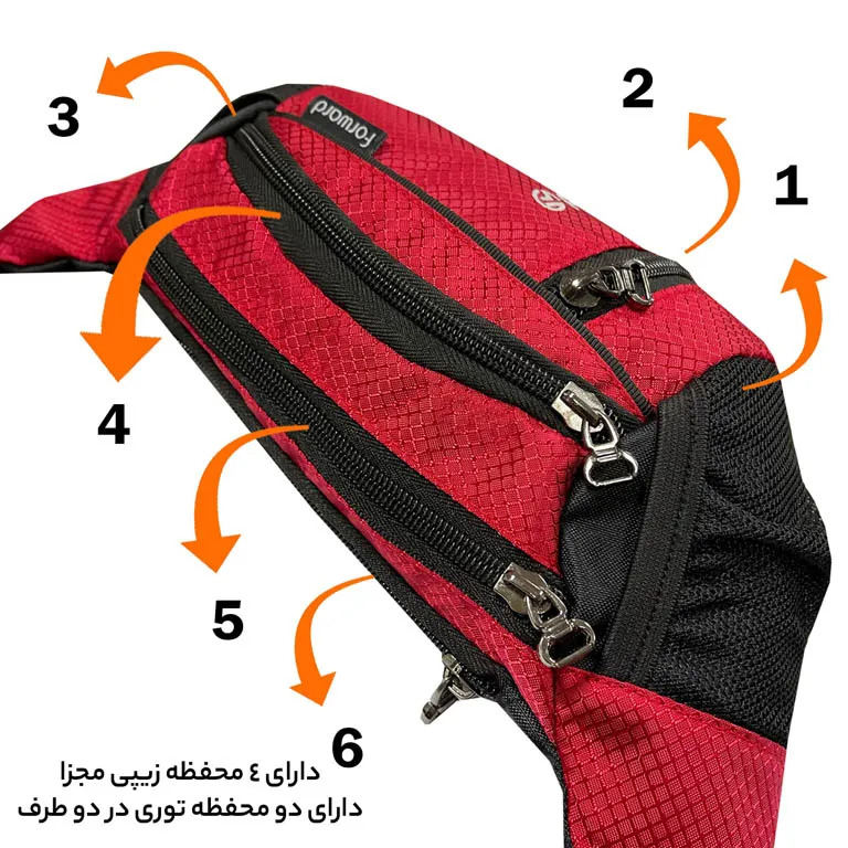 فروشگاه کیف کمری فوروارد مدل FORWARD - FCLT0108