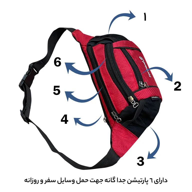 سفارش کیف کمری فوروارد مدل FORWARD - FCLT0111