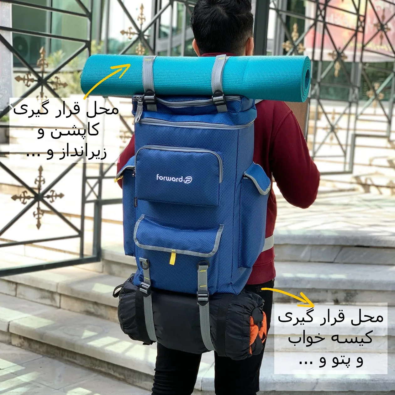 خرید کوله پشتی فوروارد مدل FORWARD - FCLT8004