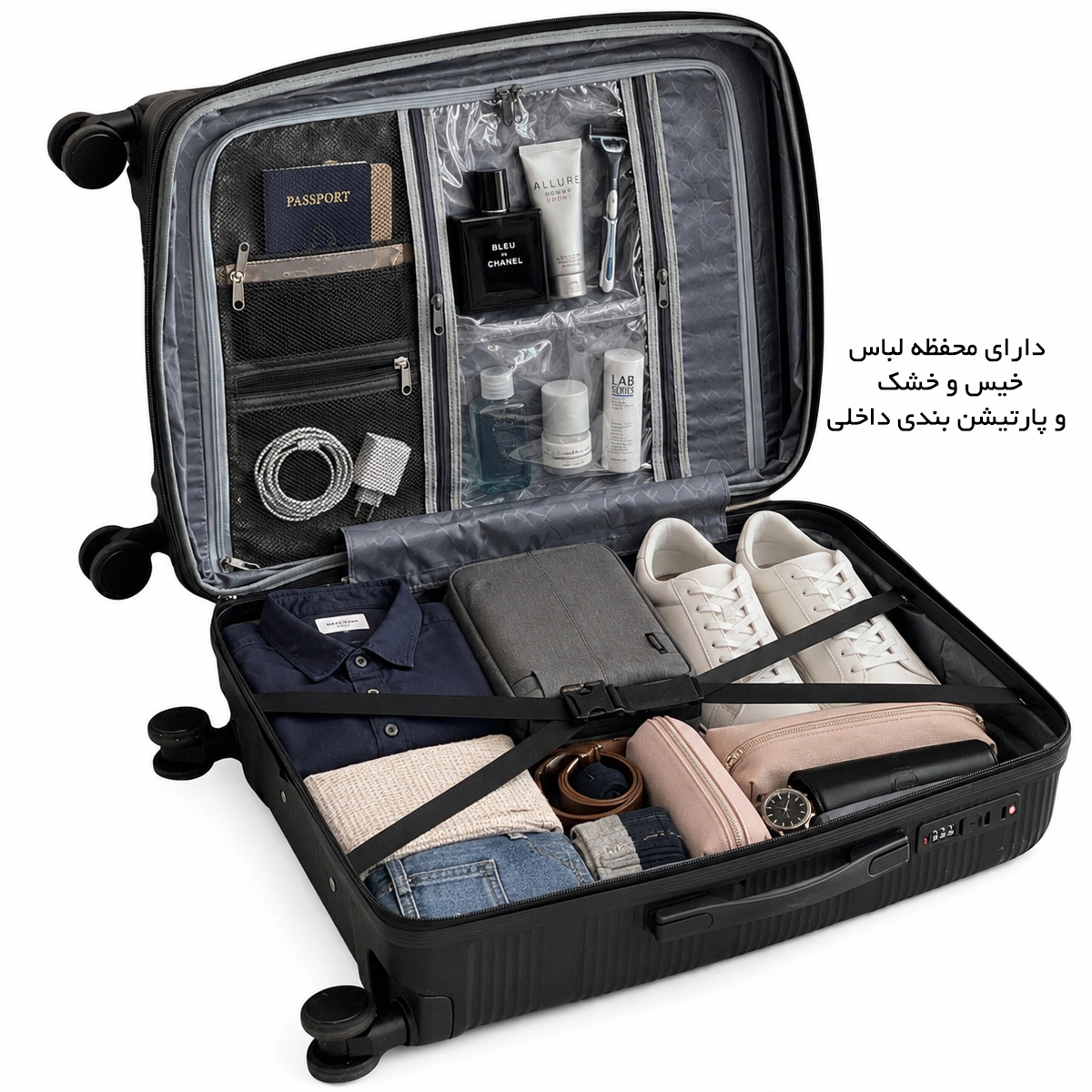 بهترین قیمت خرید چمدان گوگانا مدل GOOGANA-GOOG403020Series Premium Protection