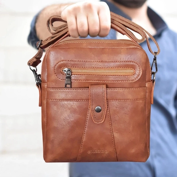 کیف رودوشی چرمی گوگانا مدل GOOGANA - GOOG405