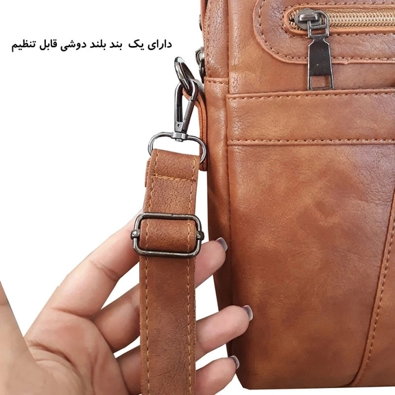 کیف رودوشی چرمی هدیه گوگانا مدل GOOGANA - GOOG405