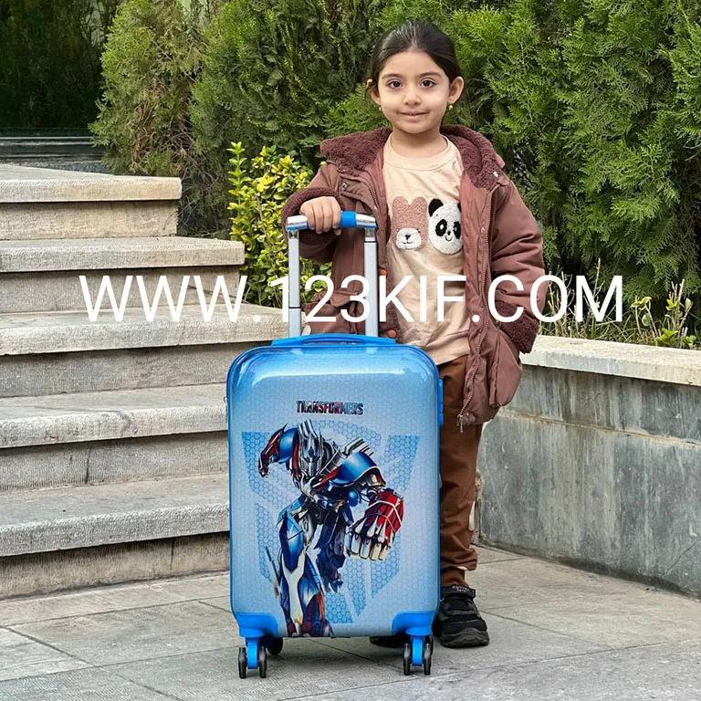 خرید اقساطی چمدان کودک انیمیشنی طرح ربات 2 مدل MISCELLANEOUS - MSN40115