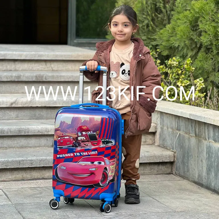 سفارش چمدان کودک انیمیشنی طرح ماشین McQueen مدل MISCELLANEOUS - MSN40117