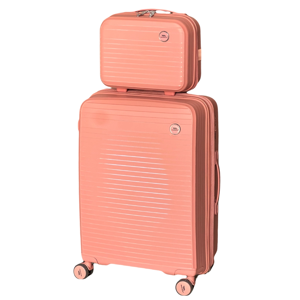 مجموعه دو عددی چمدان مونزا مدل MONZA - MNZ7070SERIES سری 4 عددی (کیف آرایشی هدیه)