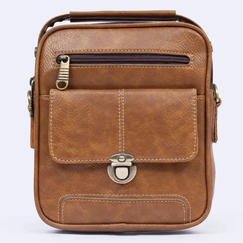 کیفی چرمی مدل MSN638 LEATHER BAG