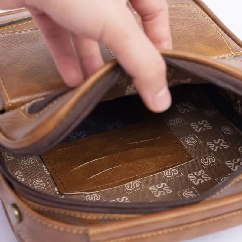 خرید کیف چرمی مدل MSN638 LEATHER BAG