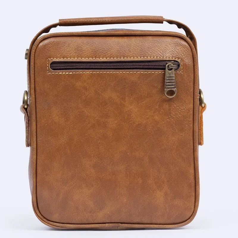 کیف دوشی چرمی مدل MSN638 LEATHER BAG