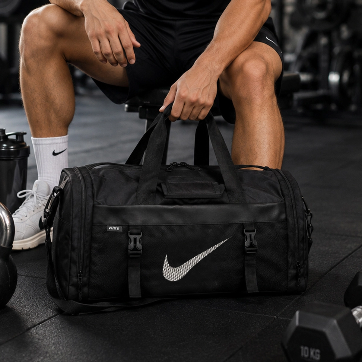خرید ساک باشگاهی نایکی کد NIKE-NK99103 (قابل تبدیل به کوله)