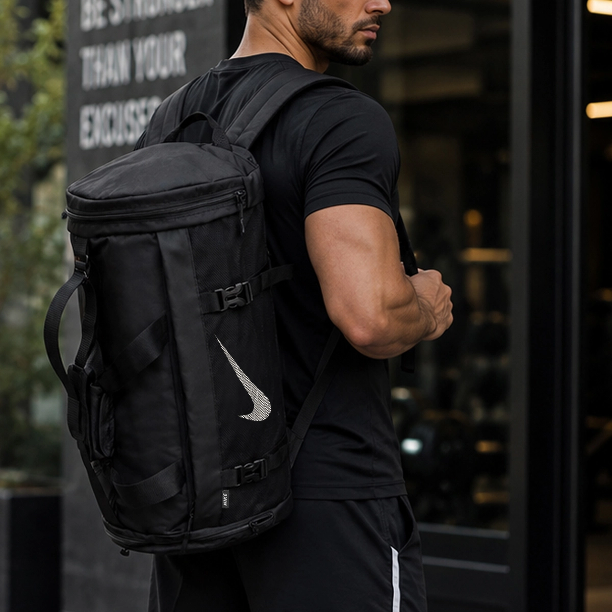 خرید ساک ورزشی نایکی کد NIKE-NK99103 (قابل تبدیل به کوله)