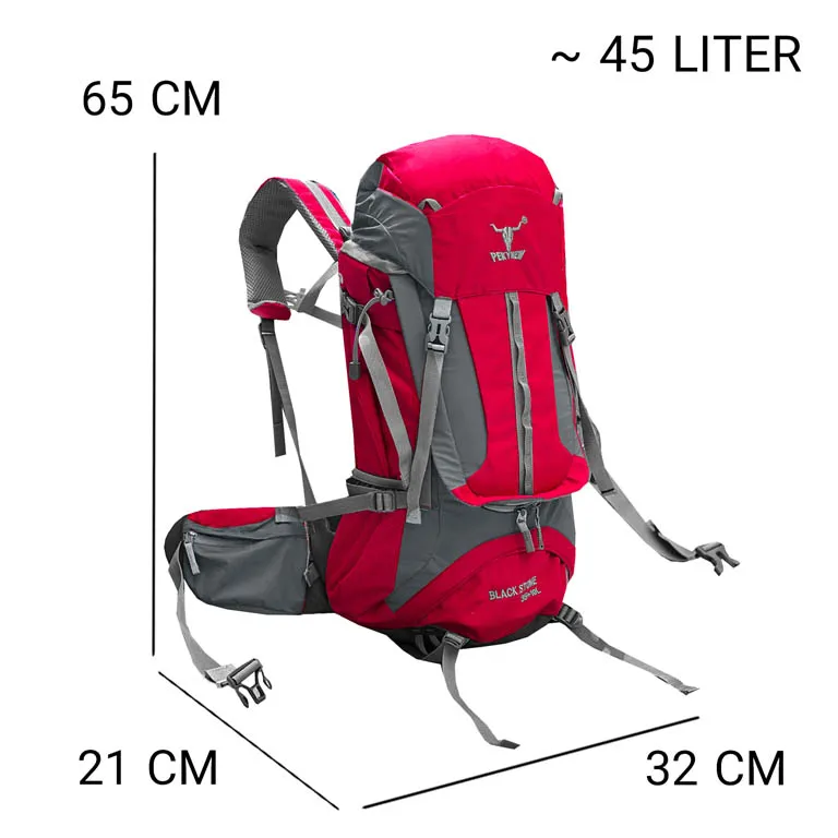 کوله پشتی کوهنوردی پکینیو مدل PEKYNEW - PKN125 (35+10 LITER)