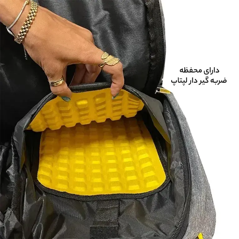 خرید کوله پشتی لپتاپ پیرکاردین مدل PIERRE CARDIN - P00111