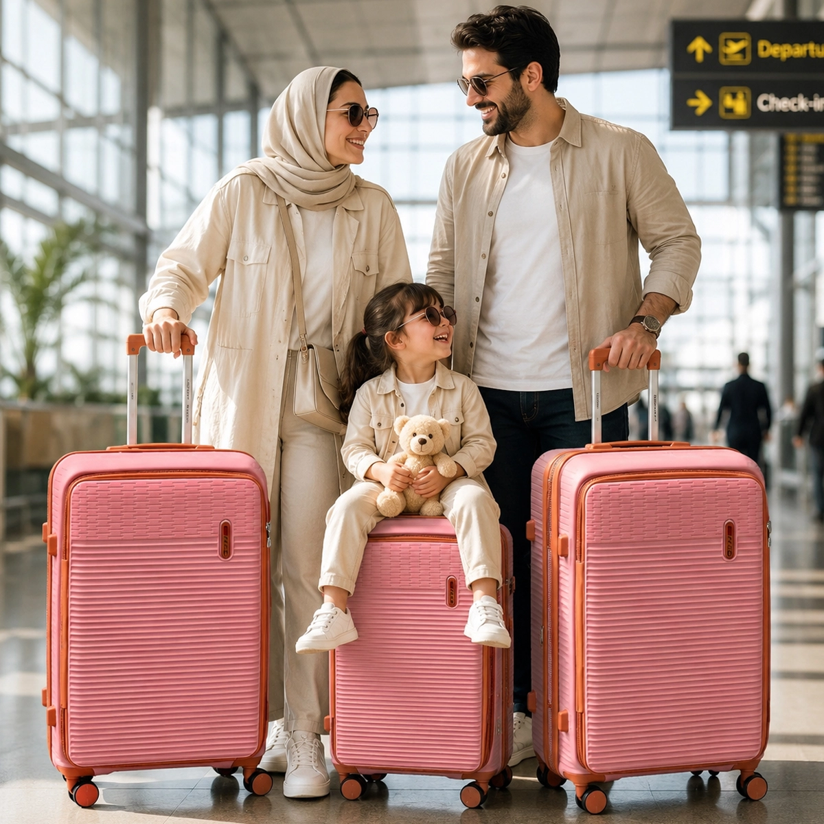 خرید چمدان وارداتی اسپید کد SPEED-SPD213 SERIES3 سری 3 عددی