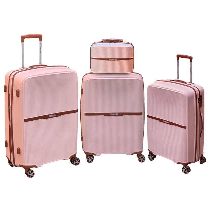 چمدان سری تیتان پلورا مدل TITANPLORA - TP6565M GO EXPERIENCE MEDIUM سایز متوسط