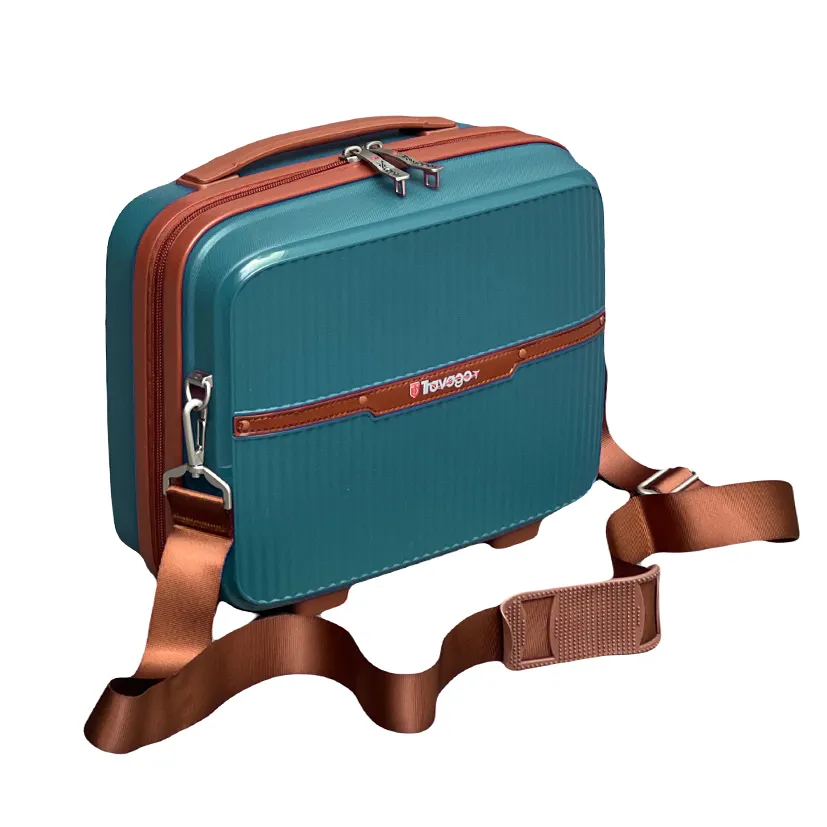 چمدان نشکن تراولگو مدل TRAVEL GO - TV7575XS TRIP TIME XSMALL سایز آرایشی