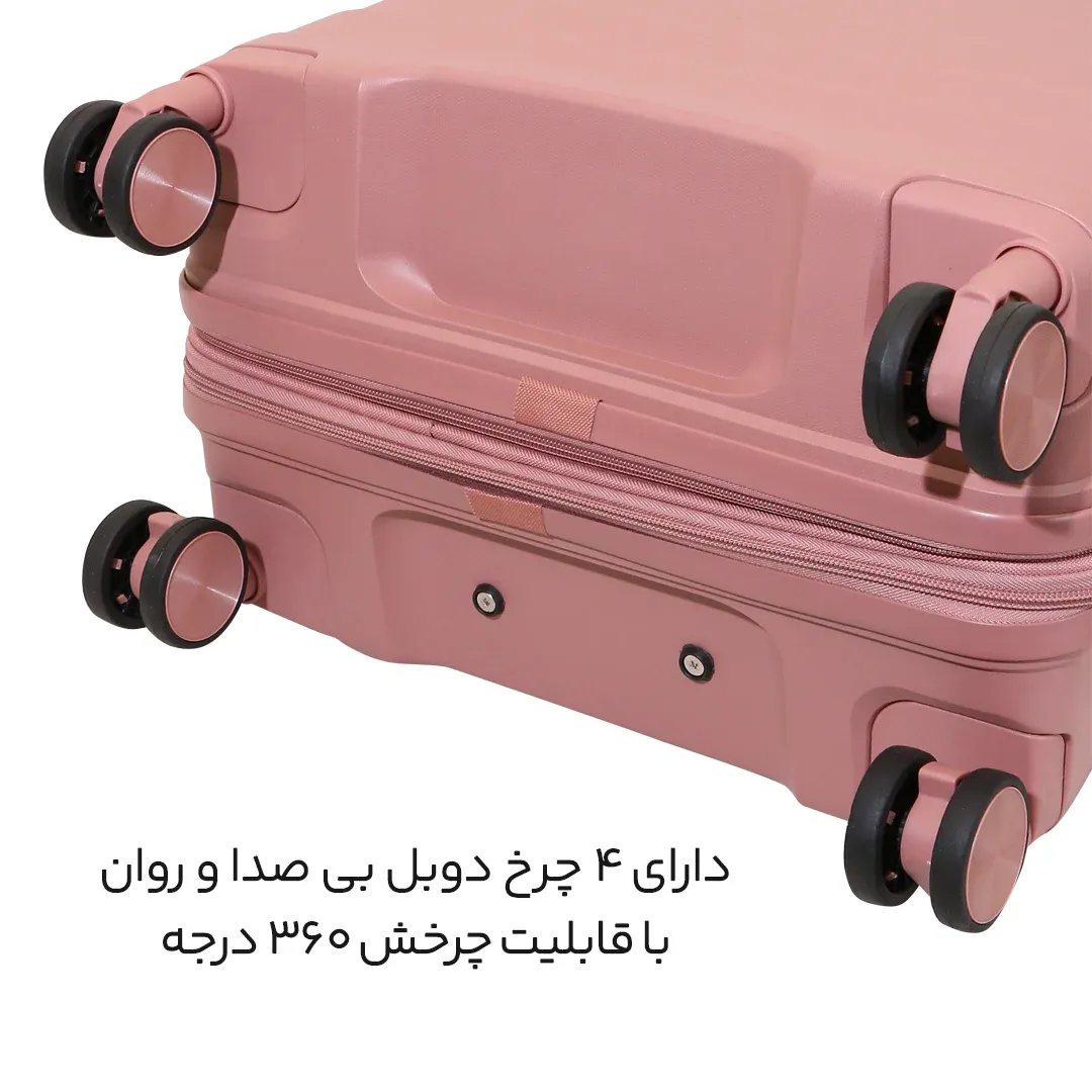 چمدان مکه نشکن تراولا مدل TRAVELLA - TRVL40355 L سایز بزرگ